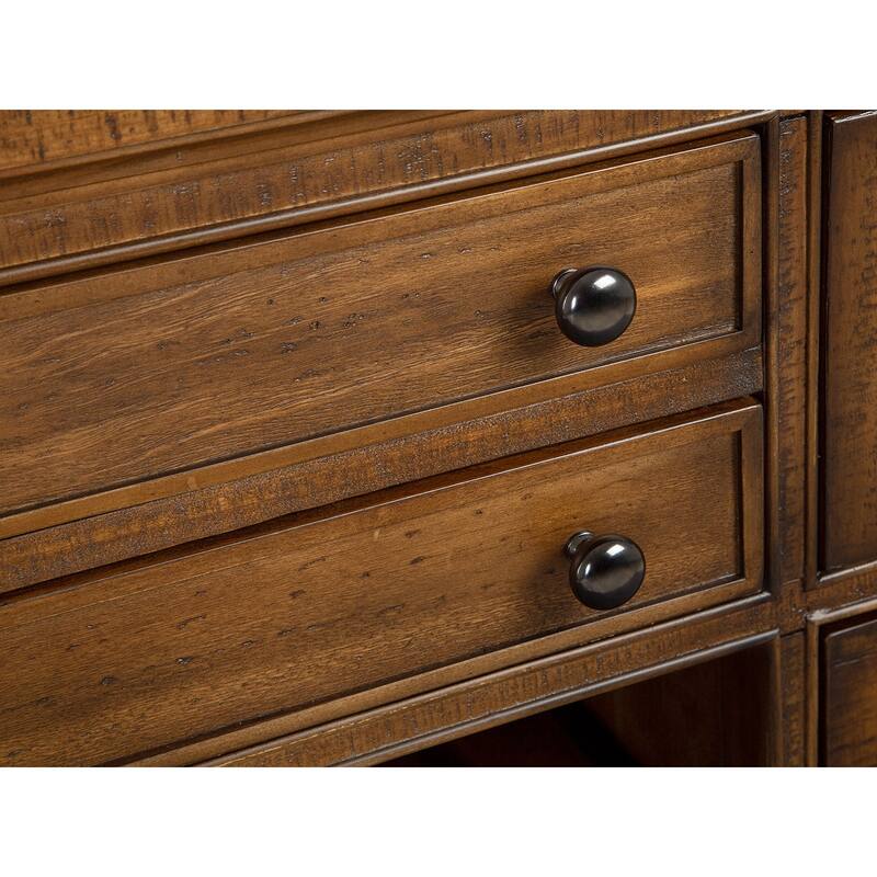 Magnussen Home Bay Creek Toasted Nutmeg Buffet - 66''W x 19''D x 36''H