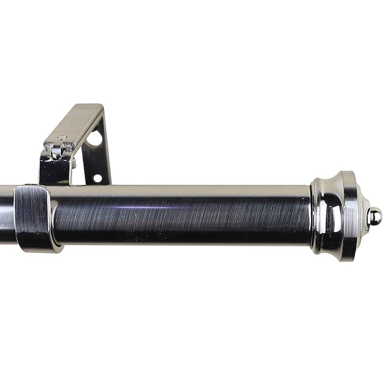 Meriville 1-Inch Diameter Linder Single Window Curtain Rod