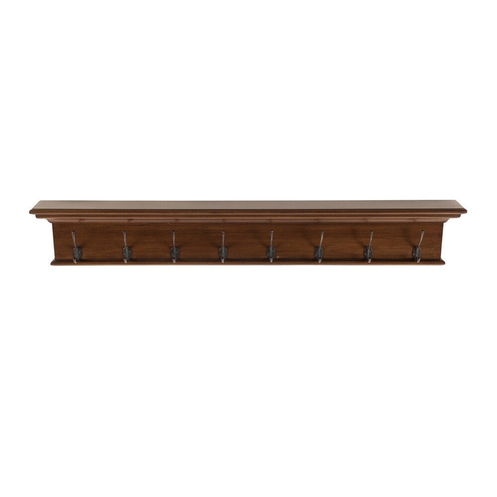 Oak Wood Contemporary Style 69nch Coat Rack - Bed Bath & Beyond - 33909628