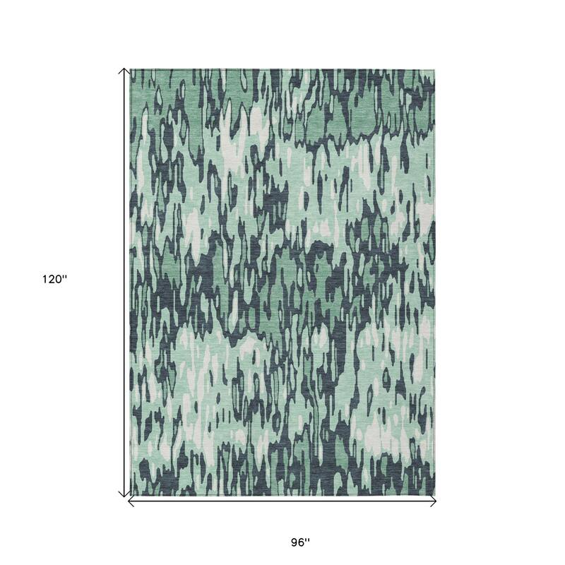 HomeRoots Striped Transitional Rectangle Outdoor Rug
