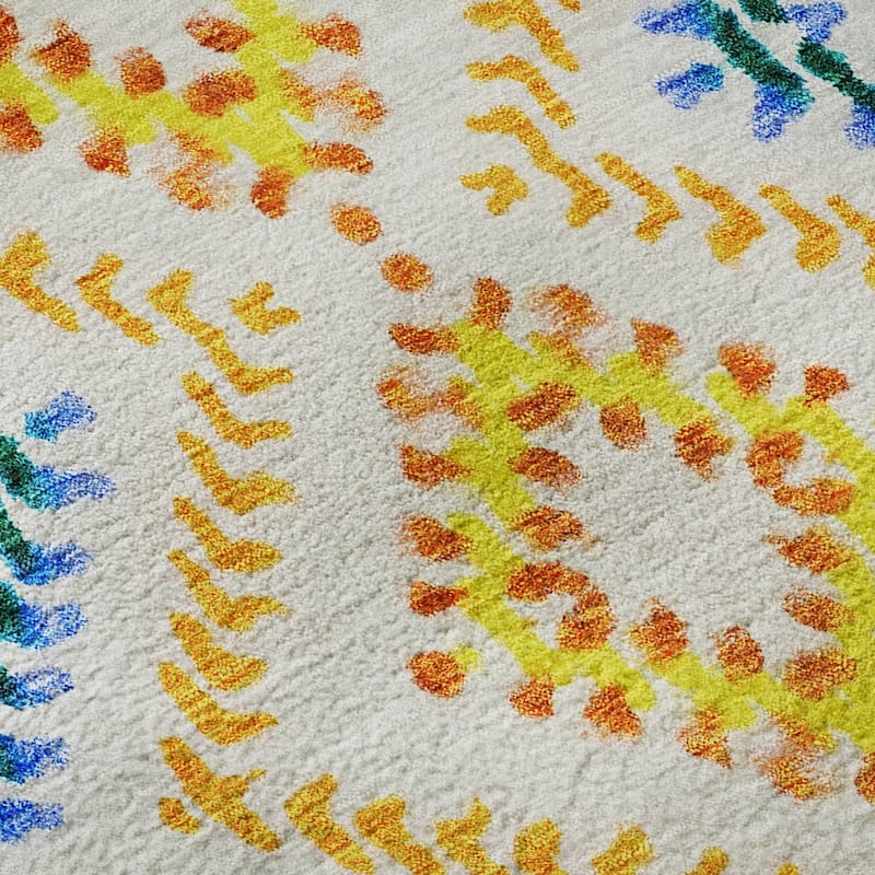 Premium Washable Super Soft Boho Geo Mayfield Rug