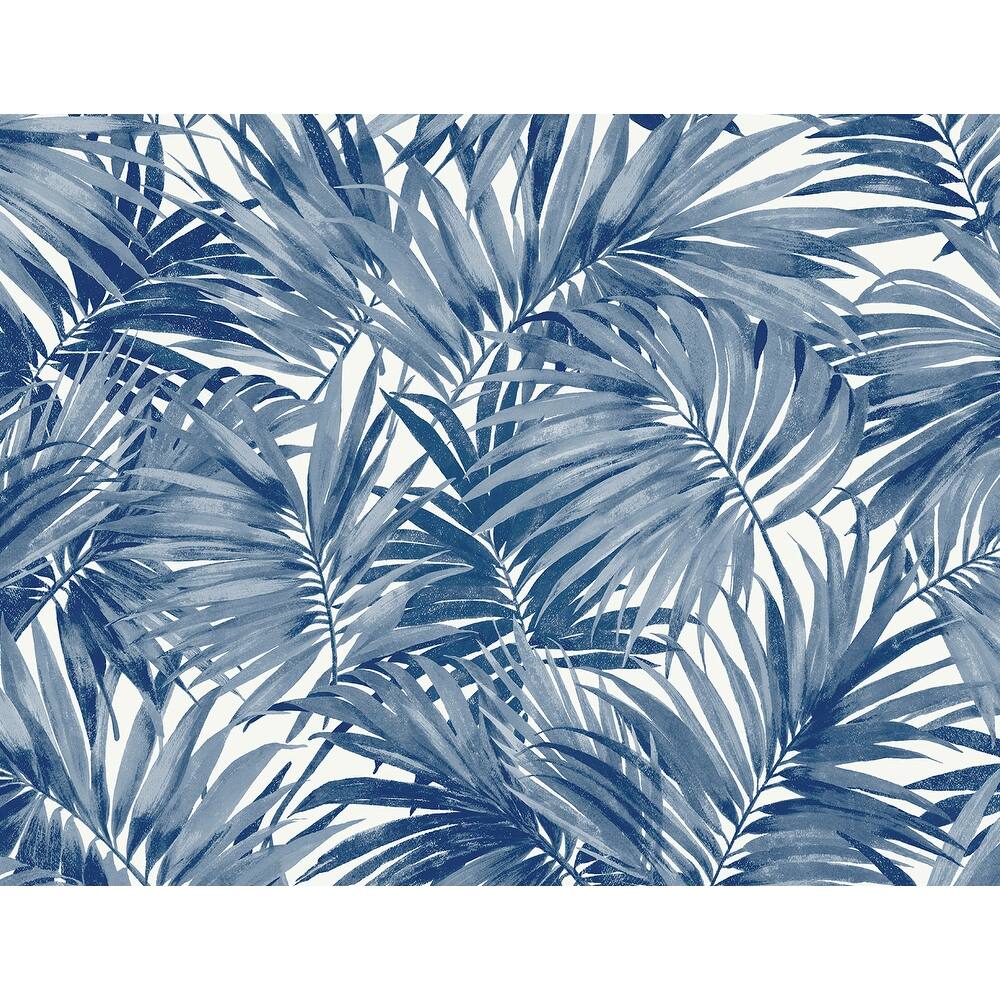 Lillian August Cordelia Tossed Palms Embossed Vinyl Unpasted Wallpaper