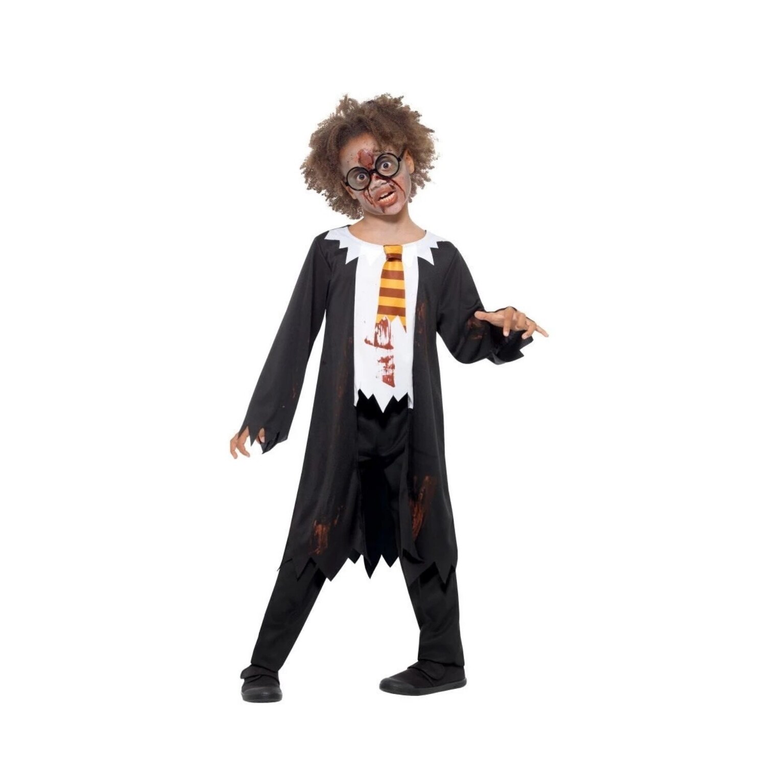 Shop 42 Black And White Zombie Student Unisex Child Halloween Costume Medium Free Shipping On Orders Over 45 Overstock 29182821