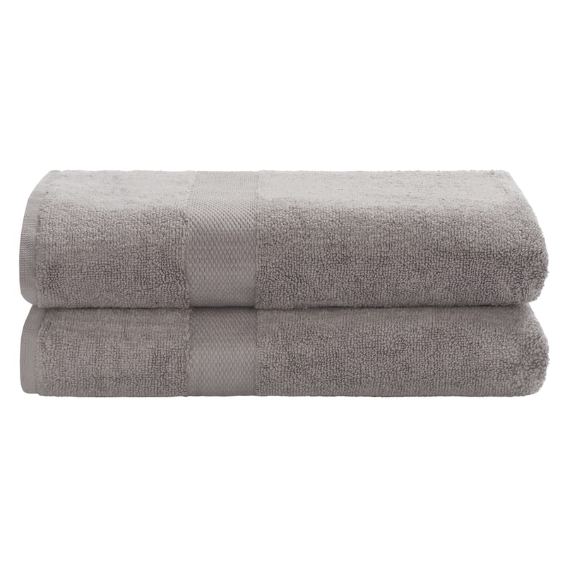 SAFAVIEH Plush Bath Towel (Set of 2) - 27" W x 54" H