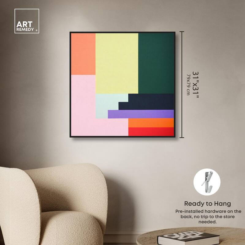 Rectilinear Rhapsody II Canvas by Art Remedy