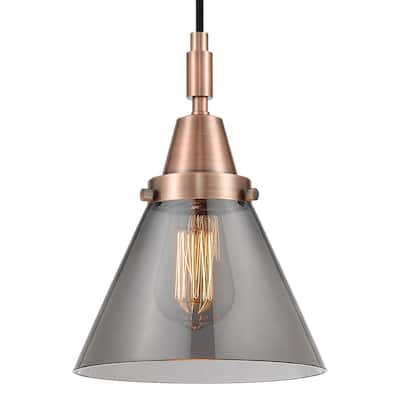 Innovations Lighting 447-1P-G43 Cone 8" Wide Mini Pendant with Light