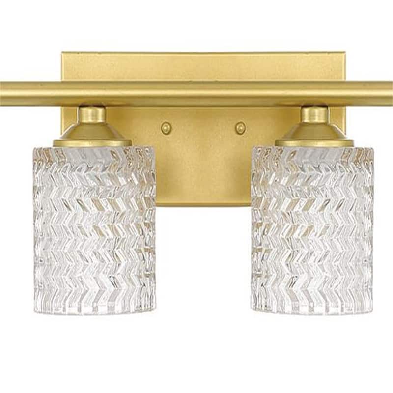 Acroma 6-light Modern 45In Gold Crystal Bathroom Vanity Light - 45 inches