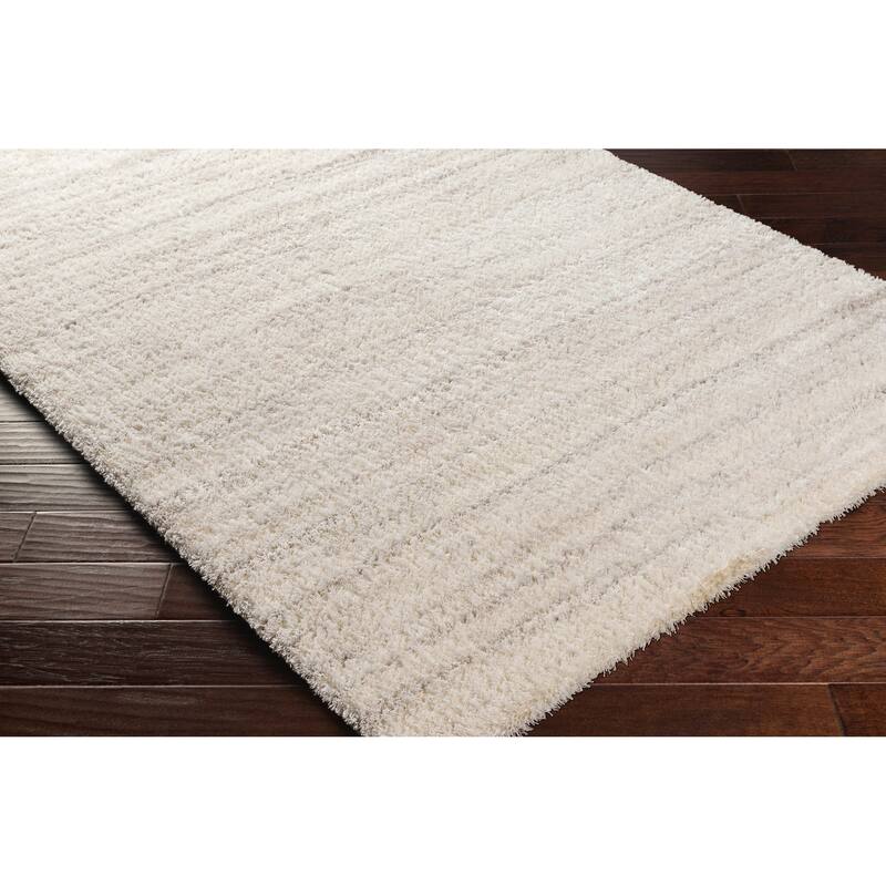 Livabliss Cloudy Heathered Solid Plush Area Rug
