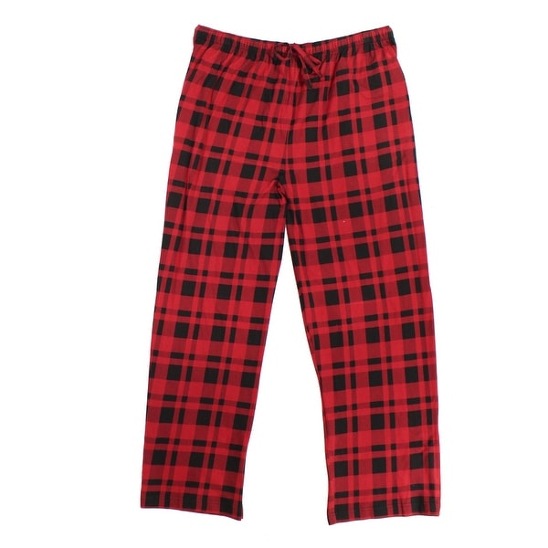 ralph lauren red plaid pajamas