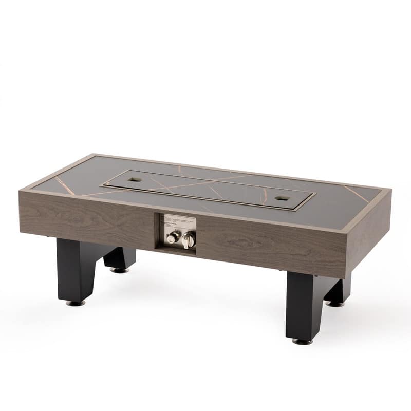 42-Inch Iron Wood-Burning Fire Pit Table