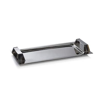 Berkane Rectangular Bar Tray with Horn Trim