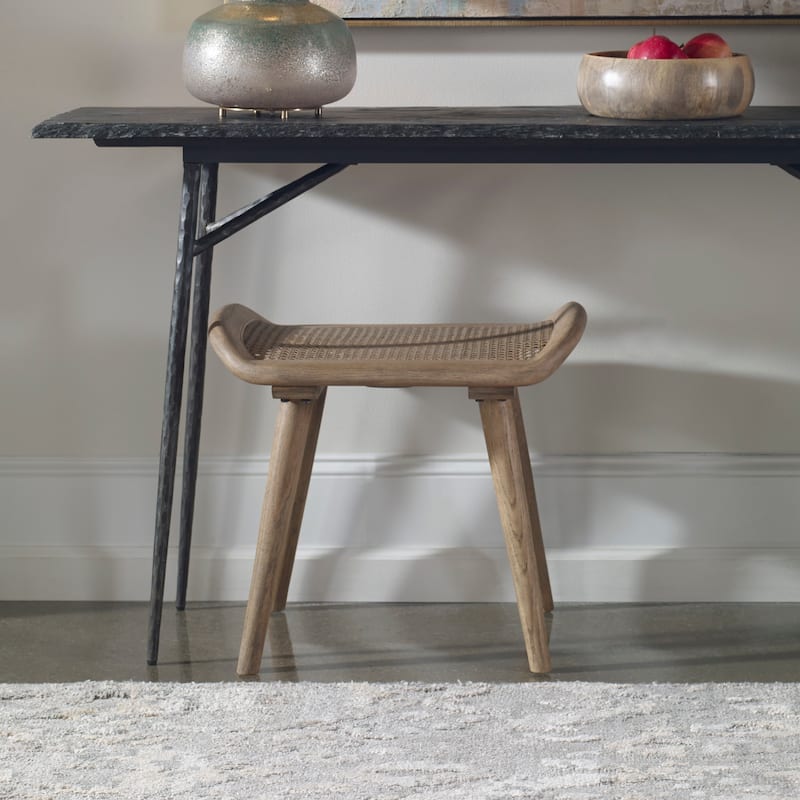 Uttermost 25462 Arne 22" Wide Wood Framed Bench
