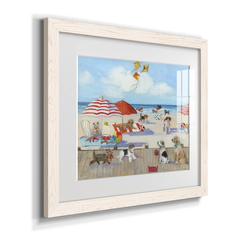 Beach Bark Park II-Premium Framed Print - Ready to Hang