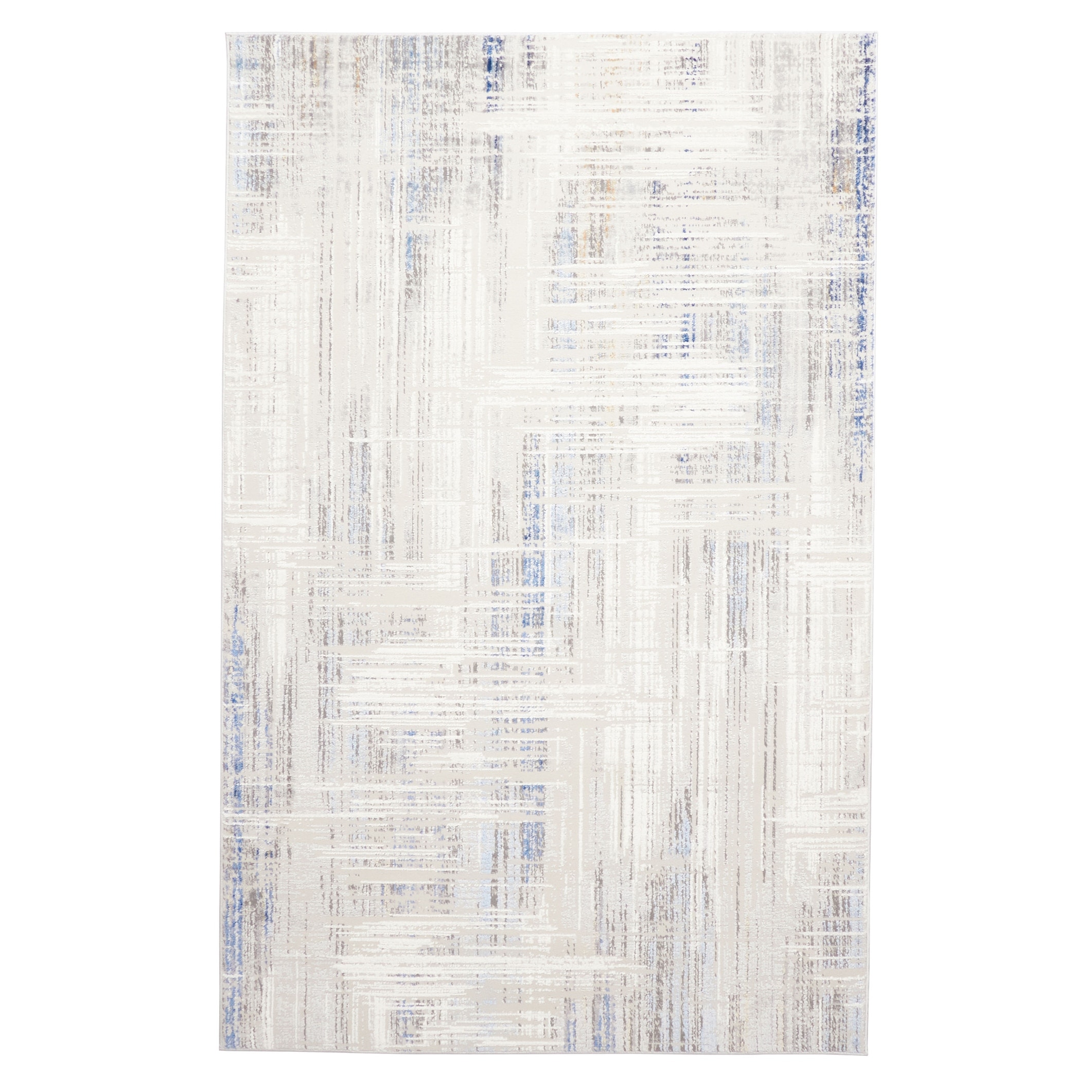 ECARPETGALLERY Machine Made Quinn Blue Area Rug