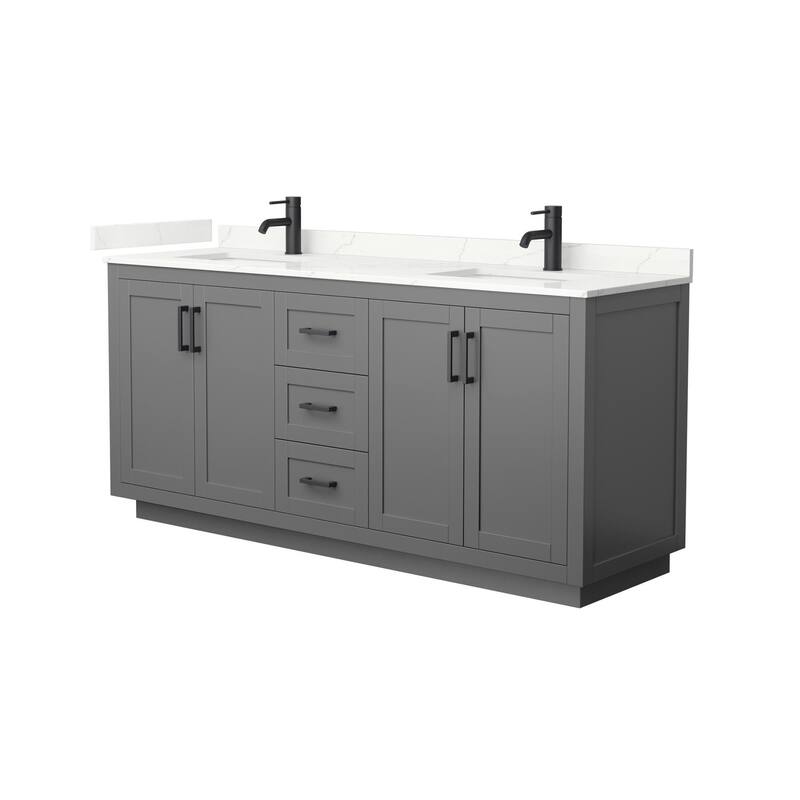 Wyndham Collection WCF292972D-QTZ-UNSMXX Miranda 72" Free Standing