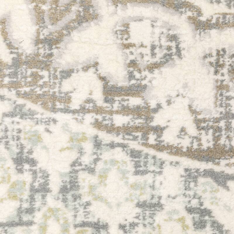 Style Haven Cosette Center Floral Medallion High-Low Pile Area Rug