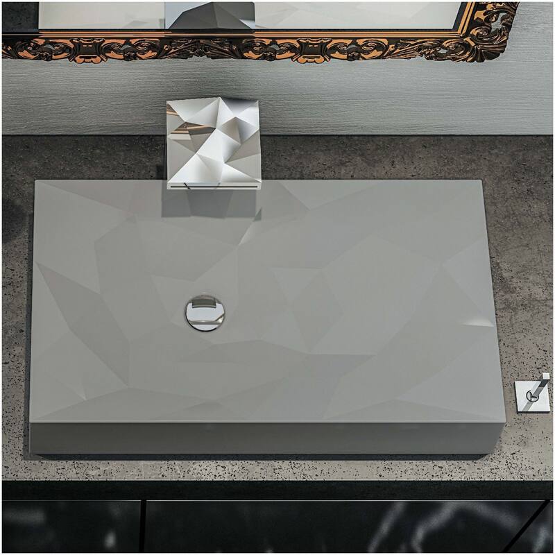 Karran USA SQS400 Sternhagen 28-1/8" Rectangular Quartz Composite