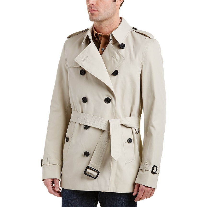 burberry kensington short trench coat