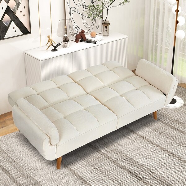 Futon Sofa Bed, Convertible Folding Futon Couch Recliner Lounge