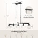 preview thumbnail 20 of 56, 4/5-Light Kitchen Island Pendant Light Fixture with Clear Glass Shades