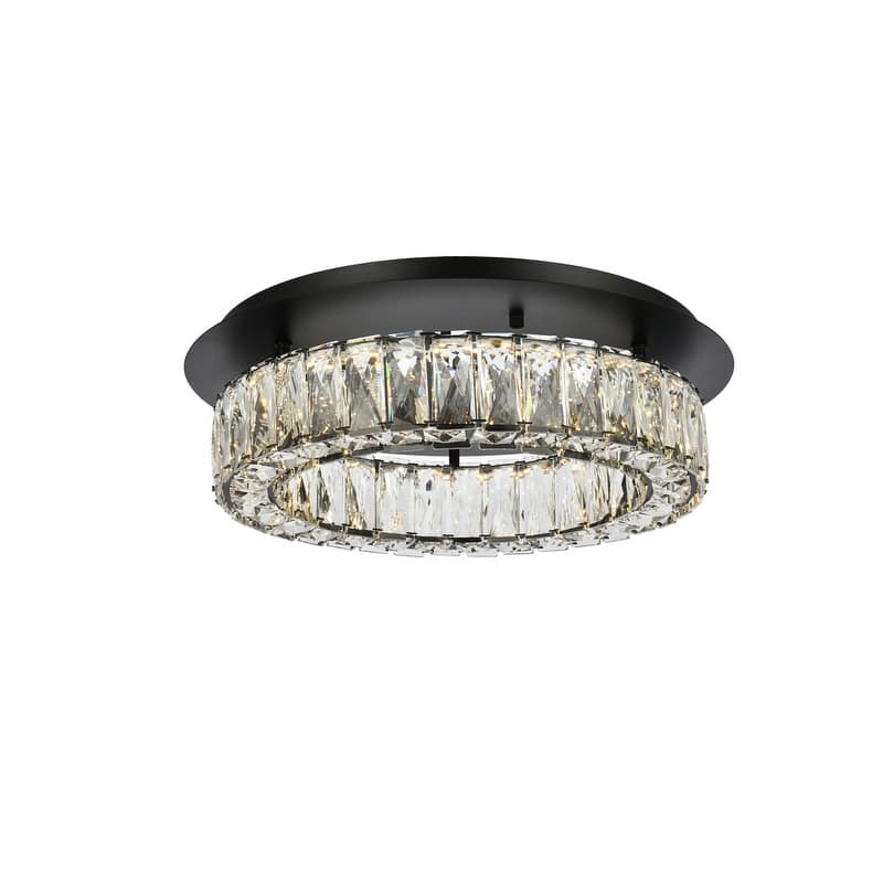 Indigo Home 18 inch LED Single flush mount in black