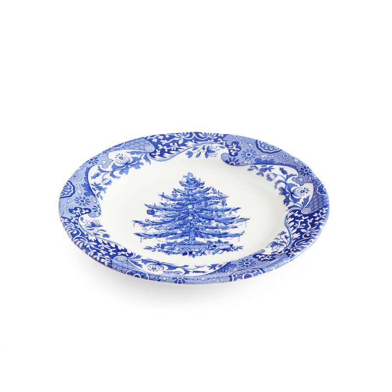 Spode Blue Italian 8 in Christmas Plate