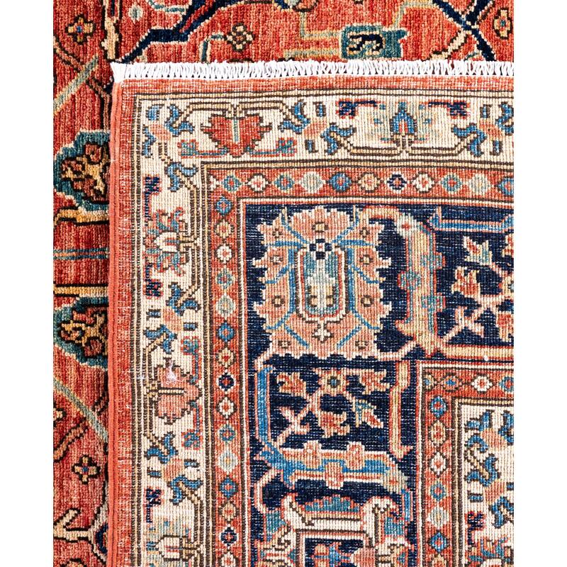 Serapi One-of-a-Kind Hand-Knotted Area Rug - Red - 8' 1" x 9' 9"