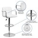 preview thumbnail 47 of 103, Quilted Vinyl Adjustable Chrome Bar Stool (Set of 2)