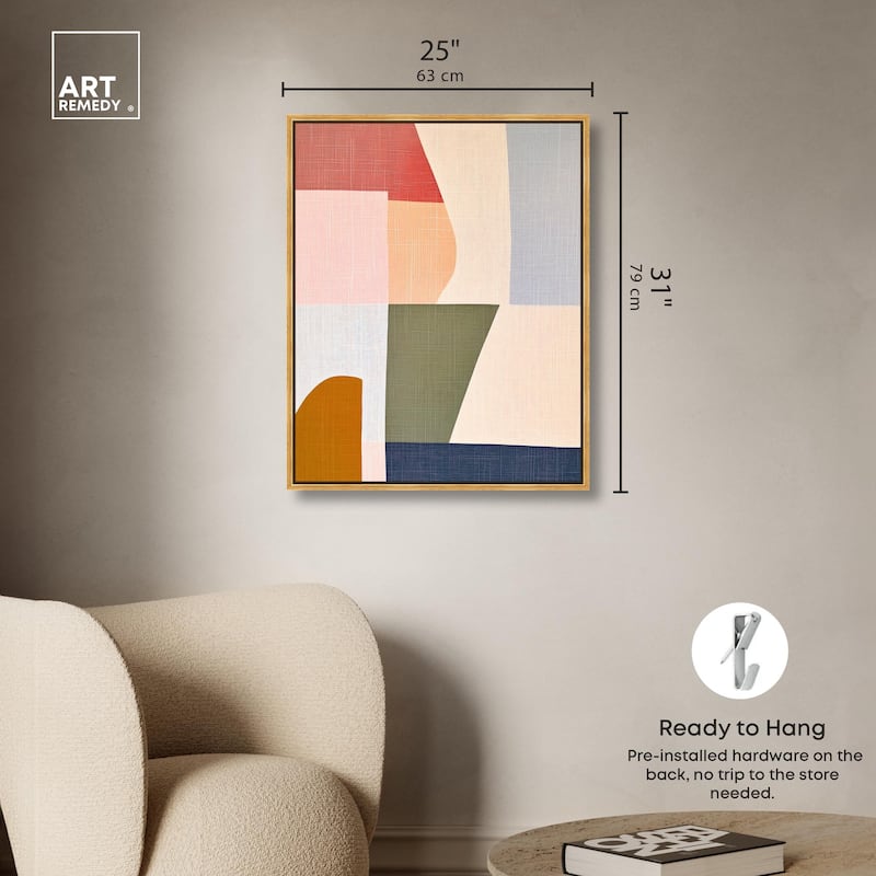 Planar Patchwork I Canvas by Art Remedy