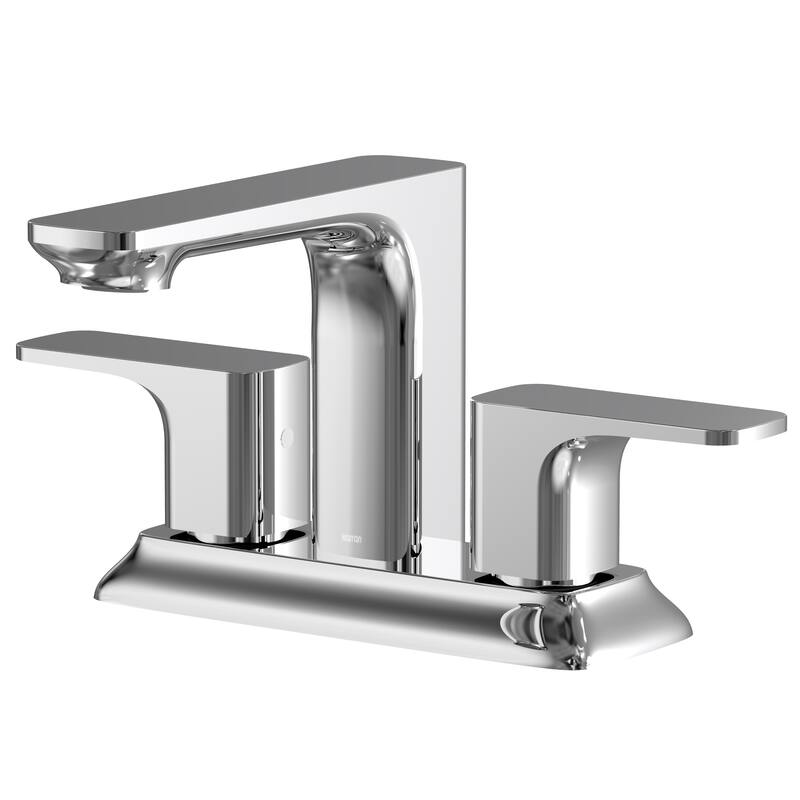 Karran Venda KBF516 2-Handle Two Hole Centerset Faucet Bathroom Faucet with Matching Pop-up Drain