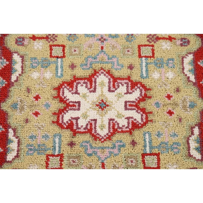 Kazak Indian Foyer Rug Hand-Knotted Wool Carpet - 2'0" x 3'0"