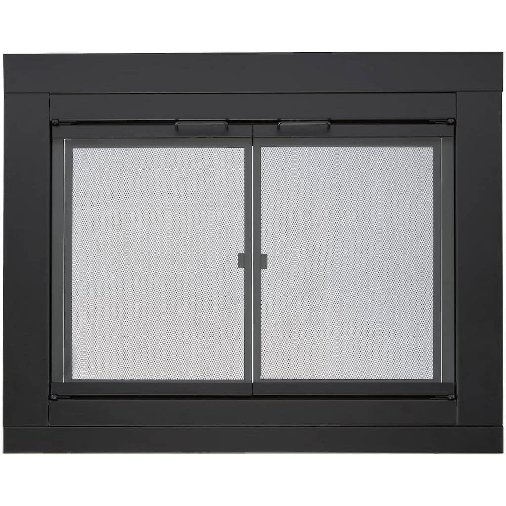 Duluth Forge HLFD-SM Small Fireplace Glass Doors With Screen