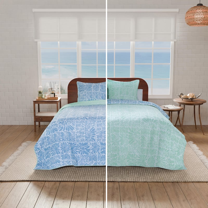 Southern Tide Eldora Euro Blue Sham