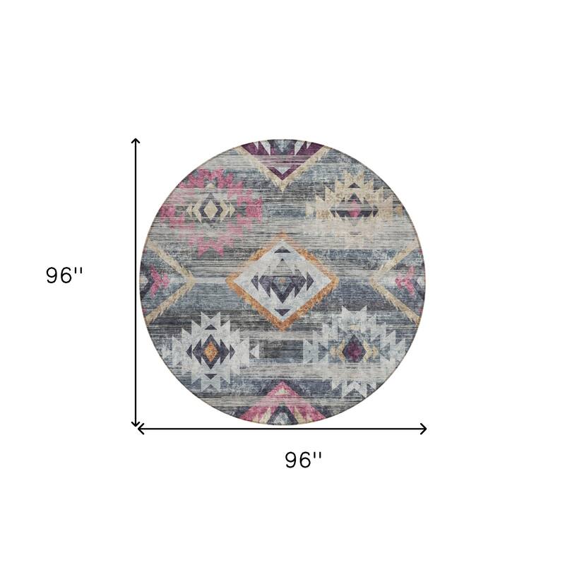 HomeRoots Southwestern Transitional Rectangle Outdoor Rug