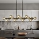 preview thumbnail 28 of 55, 16 Lights Dining Room Chandeliers Modern Sputnik Light Fixture - 55in Grey/Black