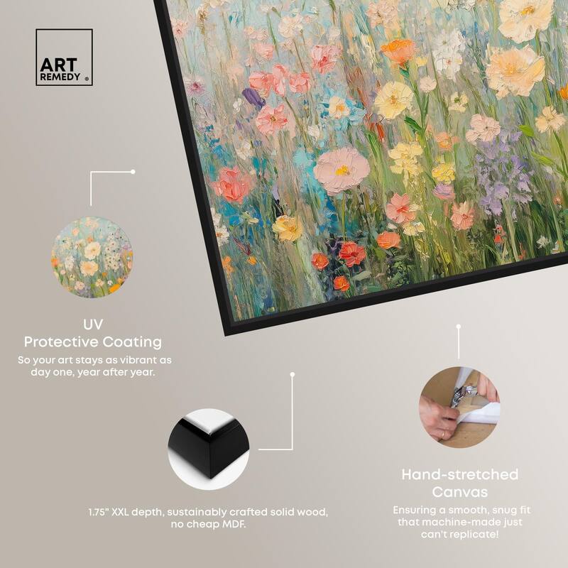 Soft Focus Flora II Canvas by Art Remedy