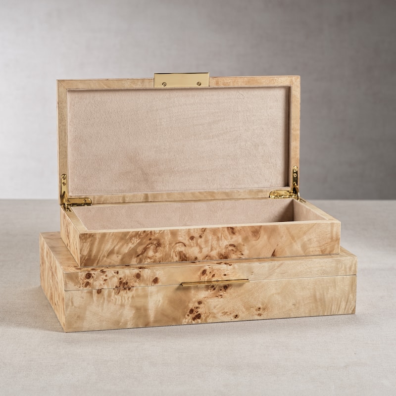 Bogor Burlwood Veneer Decorative Box