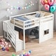 preview thumbnail 1 of 28, Twin Size Loft Bed With Storage Staircase And Window for Home