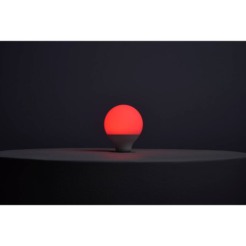 Starfish 10 Watt LED G25 2700K-5000K RGBTW Medium Base 120 Volt - White