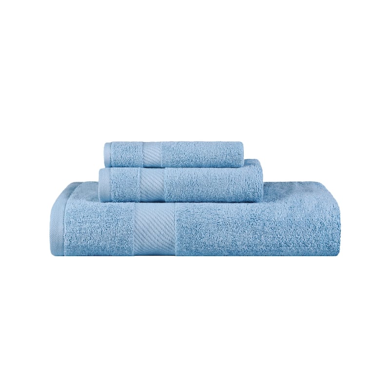 Luxury Egyptian Cotton Solid 3 Piece Bath Towel Set by Superior