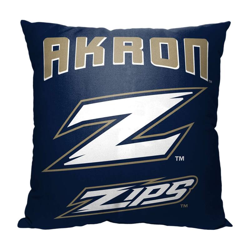 NCAA Mid-American Conference Alumni 18 Inch Throw Pillow - 18" x 18" - Akron Zips