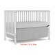 preview thumbnail 23 of 50, 5-in-1 Convertible Crib, Easily Converts from Baby Crib to Toddler Bed, 3 Position Adjustable Height Mattress Support System