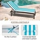 preview thumbnail 29 of 135, Pellebant Outdoor Patio Chaise Lounge Cushion