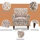 HULALA HOME Nailhead Trim Traditional Accent Armchair with Rolled Arms