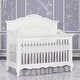 preview thumbnail 5 of 7, Evolur Aurora 5 in 1 Convertible Crib - Frost