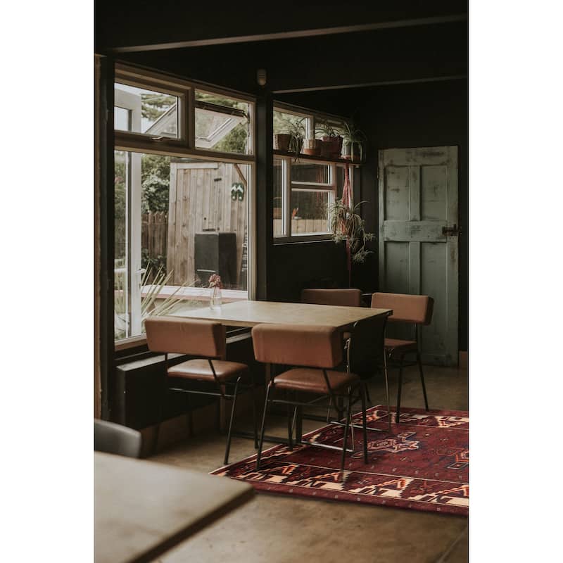 ECARPETGALLERY Hand-knotted Andelz Red Wool Rug - 3'7 x 5'1