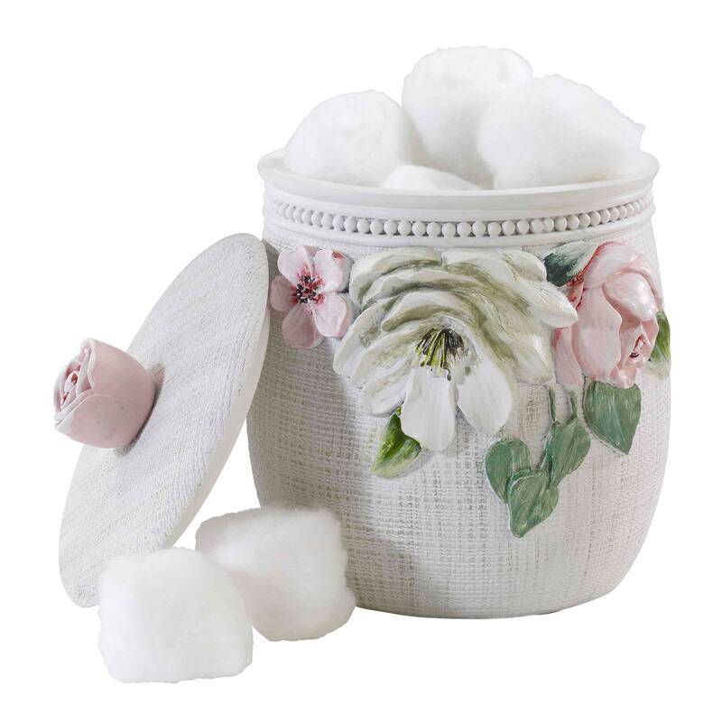 Avanti Linens Spring Garden Jar - White