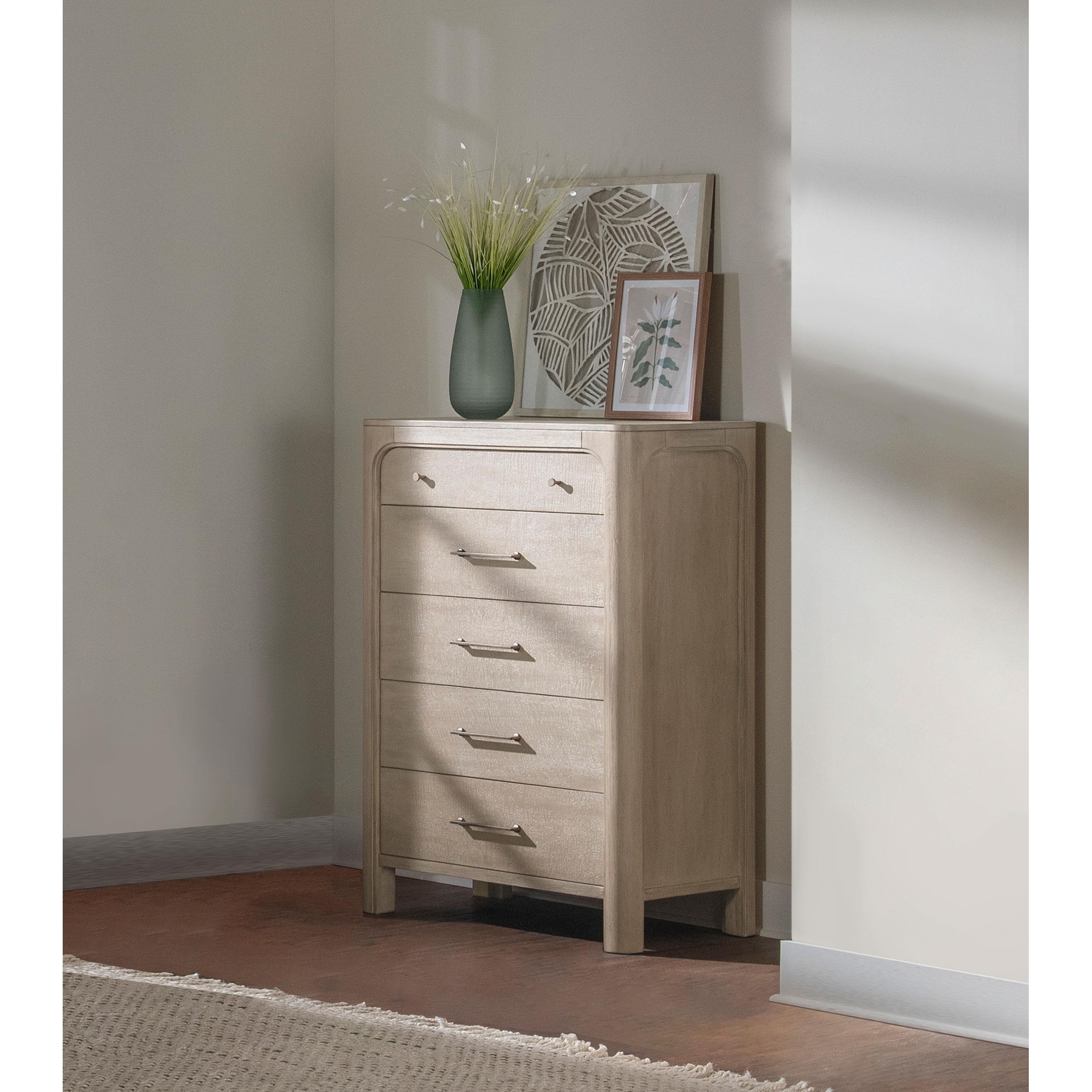 Solano 5-drawer Bedroom Chest of Drawers Weathered Mango