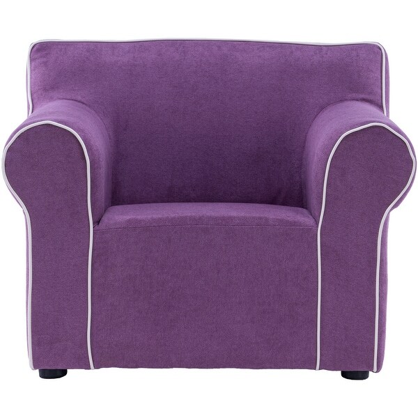 Purple plush chair store