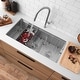 preview thumbnail 1 of 31, STYLISH 36 inch Stainless Steel 16G Double Bowl Workstation Sink - 36"x19"x10"
